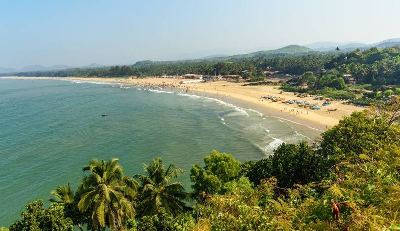 Night Beach Hut in India