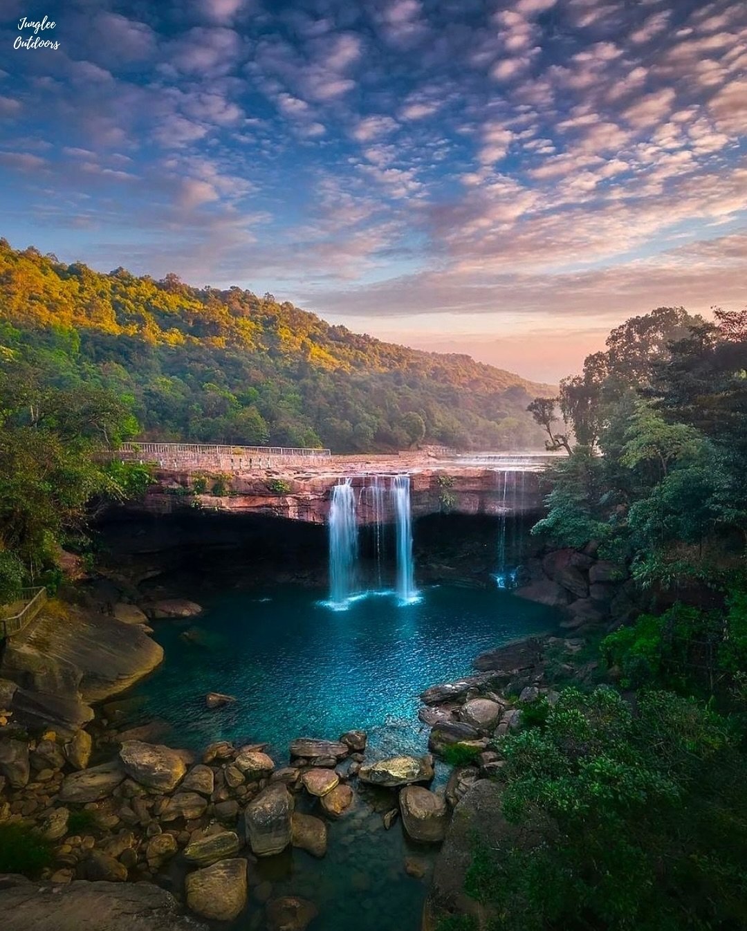 Meghalaya - crystal clear waterfalls